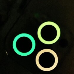 iPhone 13 Mini Neon Sarı Kamera Lens Koruyucu - 4