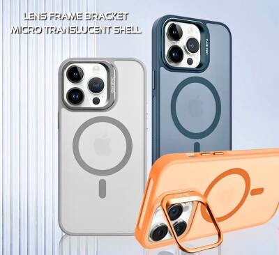 iPhone 14 Wireless Şarj Özellikli Kamera Lens Koruyuculu Kılıf - 3