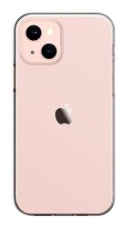 iPhone 15 Ultra İnce Şeffaf Silikon Kılıf - 1