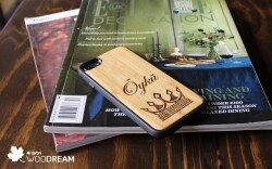 iPhone XR Crown Kişiye Özel Ahşap Kılıf - 3