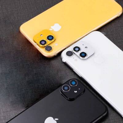 iPhone XR to iPhone 11 Çeviren Gold Kamera Koruyucu - 2