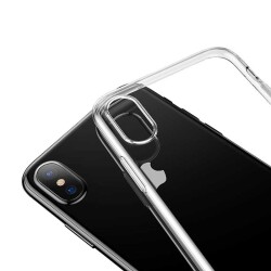 iPhone XS Max Ultra İnce Şeffaf Silikon Kılıf - 2