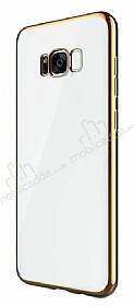 Joyroom Baikal Samsung Galaxy S8 Plus Gold Kenarlı Silikon Kılıf - 1