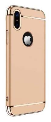 Joyroom Ling iPhone X / XS Gold Rubber Kılıf - 1