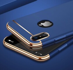 Joyroom Ling iPhone X / XS Gold Rubber Kılıf - 2