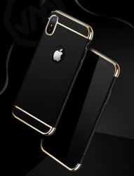 Joyroom Ling iPhone X / XS Gold Rubber Kılıf - 3