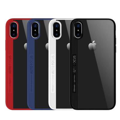 Joyroom Phantom iPhone X / XS Beyaz Silikon Kenarlı Rubber Kılıf - 5