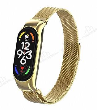 KRD-01 Xiaomi Mi Band 7 Gold Metal Kordon - 1