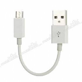 Micro USB Kısa Beyaz Data Kablosu 10cm - 1