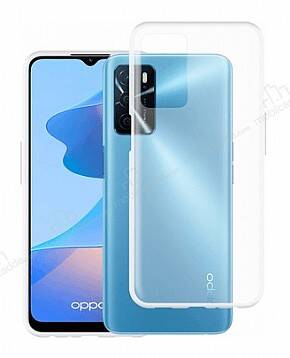 Oppo A16 Ultra İnce Şeffaf Silikon Kılıf - 1