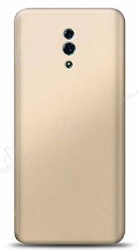 Oppo Reno Gold Mat Silikon Kılıf - 1