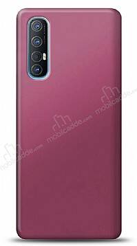 Oppo Reno3 Pro Mürdüm Mat Silikon Kılıf - 1