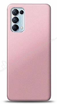 Oppo Reno5 Pro 5G Rose Gold Mat Silikon Kılıf - 1