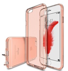 Ringke Air iPhone 6 Plus / 6S Plus Ultra Koruma Şeffaf Rose Gold Kılıf - 1