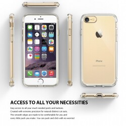 Ringke Air iPhone 7 / 8 Ultra Koruma Şeffaf Rose Gold Kılıf - 2