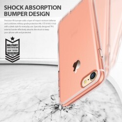 Ringke Air iPhone 7 / 8 Ultra Koruma Şeffaf Rose Gold Kılıf - 4