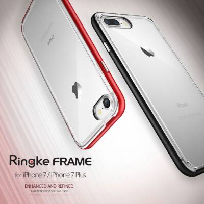 Ringke Frame iPhone 7 / 8 Ultra Koruma Kırmızı Kılıf - 7