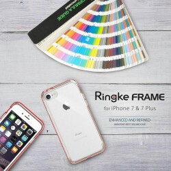 Ringke Frame iPhone 7 / 8 Ultra Koruma Kırmızı Kılıf - 8