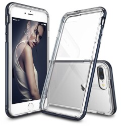 Ringke Frame iPhone 7 Plus / 8 Plus Ultra Koruma Slate Metal Kılıf - 1