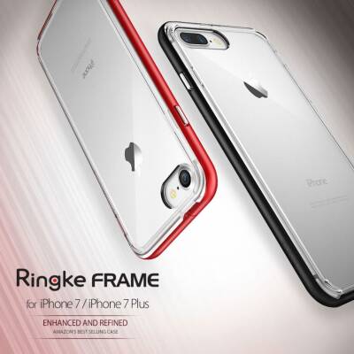 Ringke Frame iPhone 7 Plus / 8 Plus Ultra Koruma Slate Metal Kılıf - 7