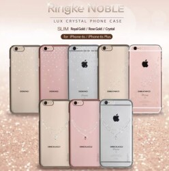 Ringke Noble Fusion iPhone 6 Plus / 6S Plus Snow Taşlı Şeffaf Kılıf - 5