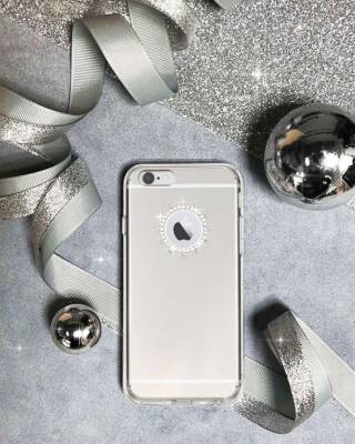 Ringke Noble Mirror iPhone 6 / 6S Taşlı Silver Kılıf - 2