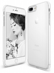 Ringke Slim Frost iPhone 7 / 8 Tam Kenar Koruma Beyaz Rubber Kılıf - 1