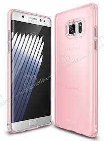 Ringke Slim Frost Samsung Galaxy Note FE 360 Kenar Koruma Pembe Rubber Kılıf - 1