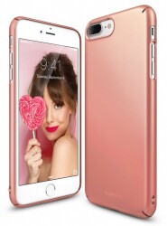 Ringke Slim iPhone 6 / 6S 360 Kenar Koruma Rose Gold Rubber Kılıf - 1