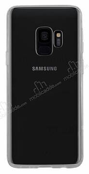 Rock Samsung Galaxy S9 Şeffaf Siyah Silikon Kenarlı Rubber Kılıf - 1