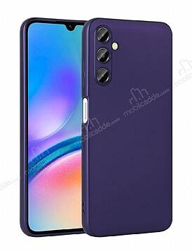 Samsung Galaxy A05s Kamera Korumalı Mat Lacivert Silikon Kılıf - 1