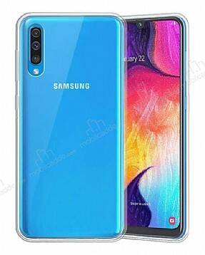 Samsung Galaxy A50 Ultra İnce Şeffaf Silikon Kılıf - 1