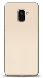 Samsung Galaxy A6 2018 Tam Kenar Koruma Gold Rubber Kılıf - 1