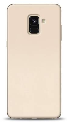 Samsung Galaxy A6 2018 Tam Kenar Koruma Gold Rubber Kılıf - 1