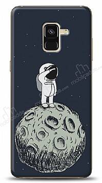 Samsung Galaxy A8 2018 Astronot Resimli Kılıf - 1