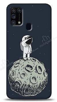 Samsung Galaxy M31s Astronot Resimli Kılıf - 1