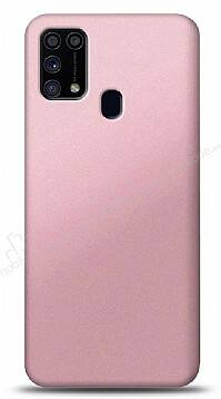 Samsung Galaxy M31s Rose Gold Mat Silikon Kılıf - 1