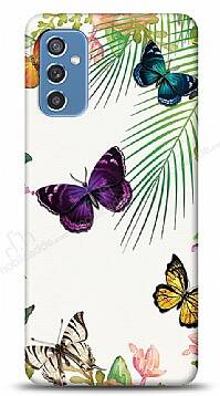 Samsung Galaxy M52 5G Tropical Butterfly Resimli Kılıf - 1