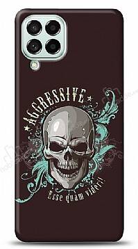 Samsung Galaxy M53 Aggressive Skull Kılıf - 1