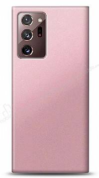 Samsung Galaxy Note 20 Ultra Rose Gold Mat Silikon Kılıf - 1