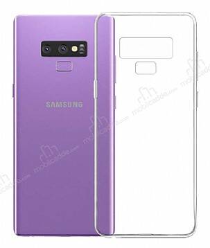 Samsung Galaxy Note 9 Ultra İnce Şeffaf Silikon Kılıf - 1