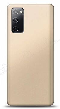 Samsung Galaxy S20 FE Gold Mat Silikon Kılıf - 1