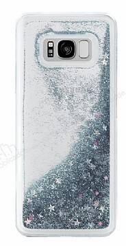 Samsung Galaxy S8 Plus Sulu Silver Rubber Kılıf - 1