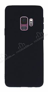 Samsung Galaxy S9 Mat Siyah Silikon Kılıf - 1