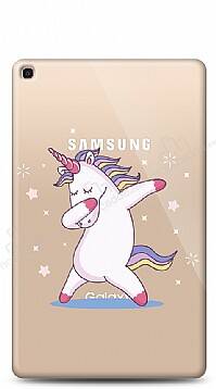 Samsung Galaxy Tab A 10.1 2019 T510 Dab Unicorn Resimli Kılıf - 1