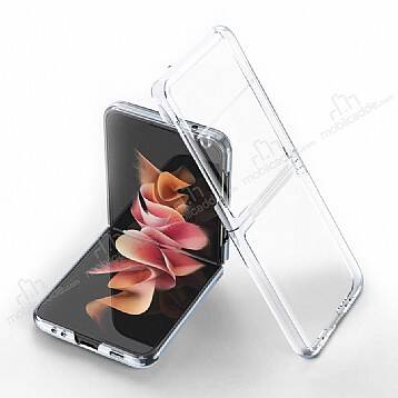 Samsung Galaxy Z Flip3 5G Cam Şeffaf Kılıf - 1