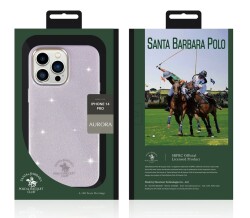 Santa Barbara Aurora Polo Racquet Club iPhone 14 Simli Silikon Kılıf - 15