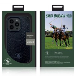 Santa Barbara Knight Polo Racquet Club iPhone 14 Pro Deri Kılıf - 7