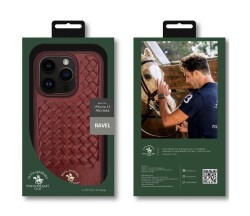 Santa Barbara Polo Racquet Club iPhone 15 Ravel Gerçek Deri Kılıf - 17