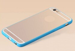 Totu Design Crystal Soft iPhone 6 / 6S Yeşil Silikon Kenarlı Ultra İnce Şeffaf Rubber Kılıf - 9